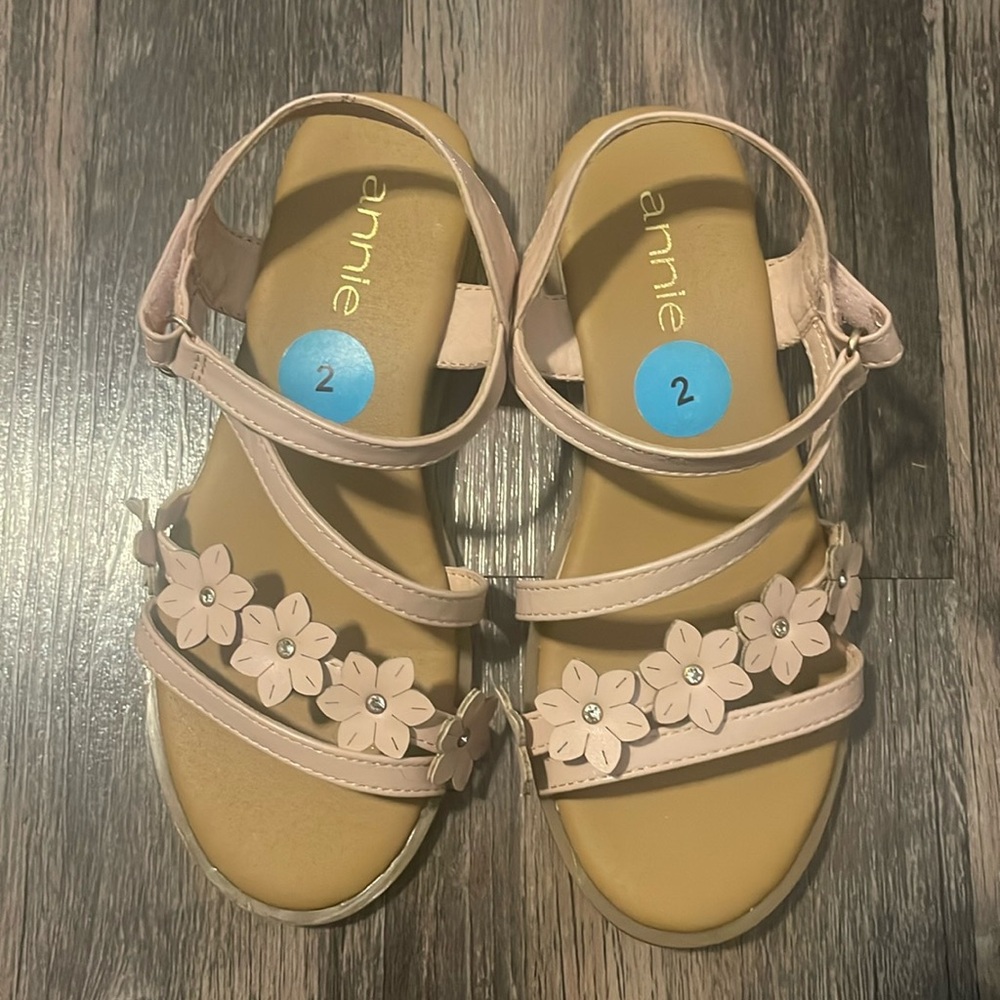 Pink Flower Sandals